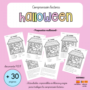 Comprensión lectora halloween