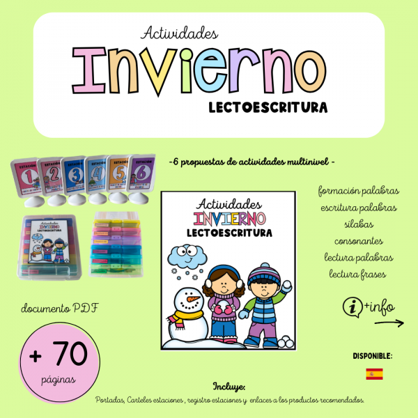 Invierno lectoescritura